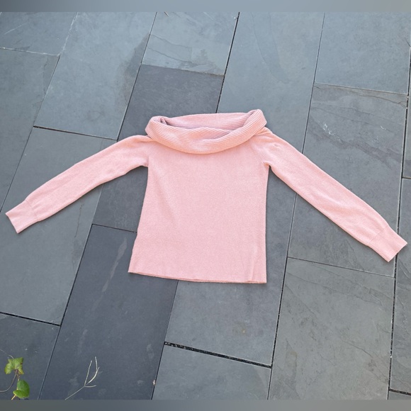 Nordstrom Leith Pink Adobe Off The Shoulder Sweater Medium - Picture 3 of 4